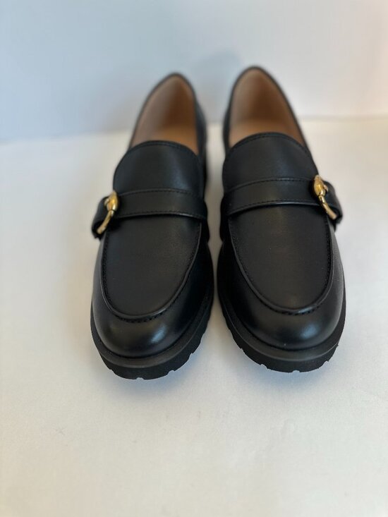 Cole Haan Giana Woman's Buckle Loafer Black Size 11 W30773 - Picture 2 of 9